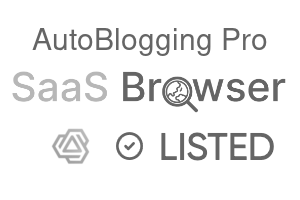 AutoBlogging Pro - SaaS Browser Verified Badge