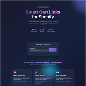 Smart Cart Links Screenshot