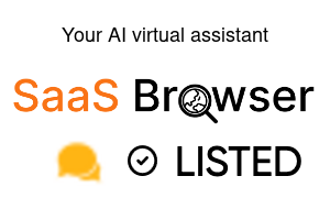 Your AI virtual assistant - SaaS Browser Verified Badge