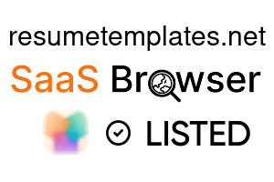 resumetemplates.net - SaaS Browser Verified Badge