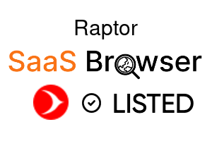 Raptor - SaaS Browser Verified Badge