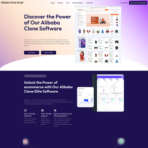 Alibaba Clone Screenshot