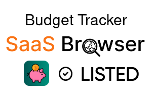 Budget Tracker - SaaS Browser Verified Badge
