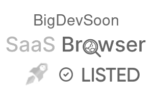 BigDevSoon - SaaS Browser Verified Badge