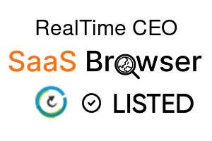 RealTime CEO - SaaS Browser Verified Badge