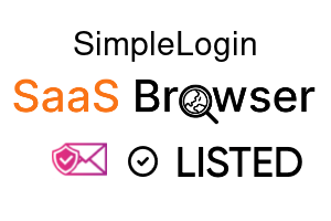 SimpleLogin - SaaS Browser Verified Badge