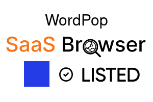 WordPop - SaaS Browser Verified Badge