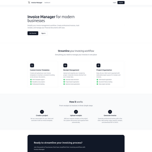 Invoice Manager Screenshot