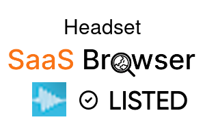 Headset - SaaS Browser Verified Badge