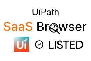 UiPath - SaaS Browser Verified Badge