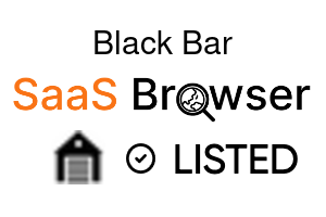 Black Bar - SaaS Browser Verified Badge
