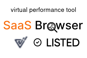 virtual performance tool - SaaS Browser Verified Badge