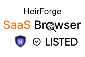 HeirForge - SaaS Browser Verified Badge