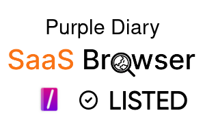 Purple Diary - SaaS Browser Verified Badge