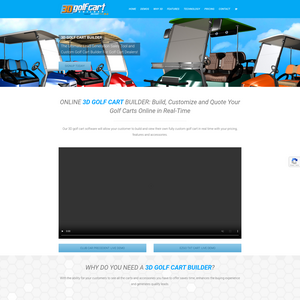 3D Golf Cart Builder Screenshot