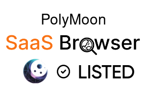 PolyMoon - SaaS Browser Verified Badge