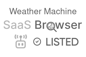 Weather Machine - SaaS Browser Verified Badge