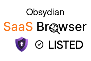 Obsydian - SaaS Browser Verified Badge