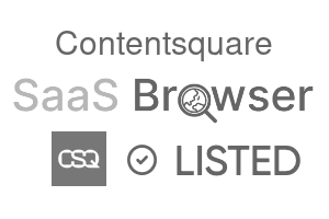 Contentsquare - SaaS Browser Verified Badge