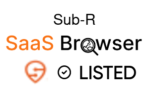 Sub-R - SaaS Browser Verified Badge