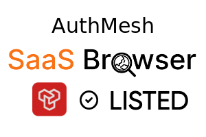 AuthMesh - SaaS Browser Verified Badge