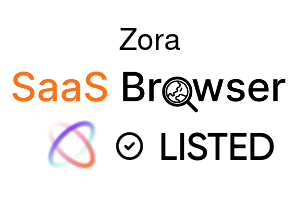 Zora - SaaS Browser Verified Badge