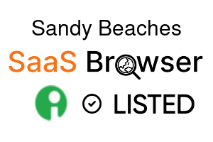 Sandy Beaches - SaaS Browser Verified Badge