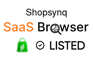 Shopsynq - SaaS Browser Verified Badge