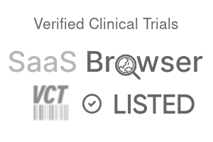 Verified Clinical Trials - SaaS Browser Verified Badge