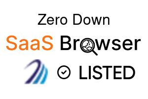 Zero Down - SaaS Browser Verified Badge