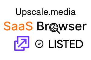 Upscale.media - SaaS Browser Verified Badge