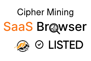 Cipher Mining - SaaS Browser Verified Badge