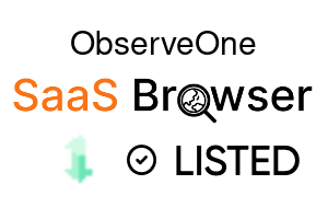 ObserveOne - SaaS Browser Verified Badge