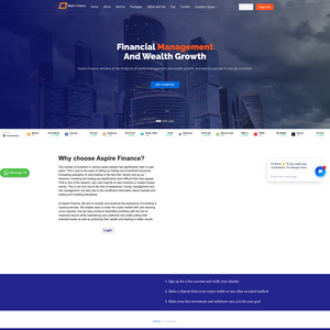 Aspire Finance Screenshot