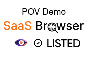 POV Demo - SaaS Browser Verified Badge