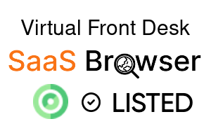 Virtual Front Desk - SaaS Browser Verified Badge