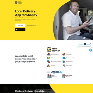 Local Delivery Screenshot