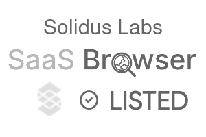 Solidus Labs - SaaS Browser Verified Badge