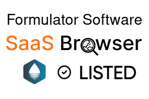 Formulator Software - SaaS Browser Verified Badge