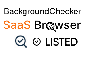BackgroundChecker - SaaS Browser Verified Badge