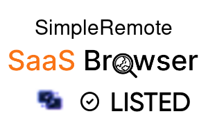 SimpleRemote - SaaS Browser Verified Badge