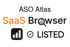 ASO Atlas - SaaS Browser Verified Badge