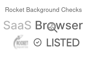 Rocket Background Checks - SaaS Browser Verified Badge