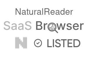 NaturalReader - SaaS Browser Verified Badge