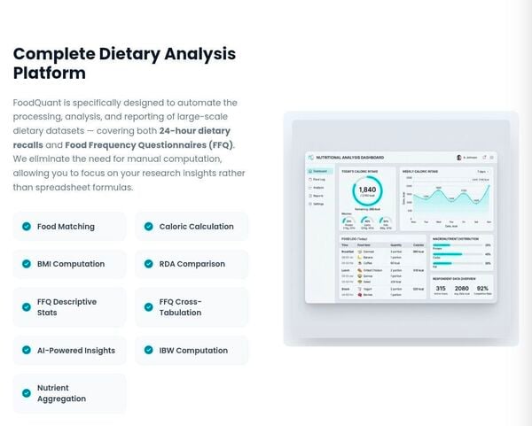 FoodQuant Screenshot 2