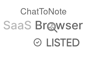 ChatToNote - SaaS Browser Verified Badge