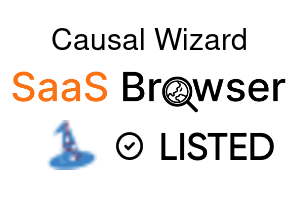 Causal Wizard - SaaS Browser Verified Badge
