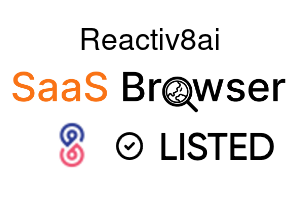 Reactiv8ai - SaaS Browser Verified Badge