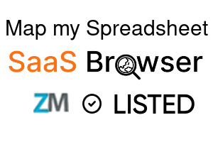 Map my Spreadsheet - SaaS Browser Verified Badge