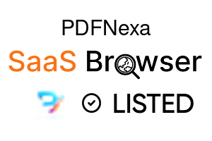 PDFNexa - SaaS Browser Verified Badge